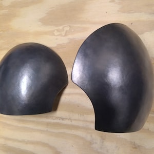 14th Century 16GA SCA shoulder cops HEMA Larp low profile pauldron spaulder