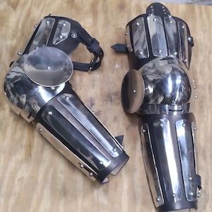 Splinted arm harness armour sca armor hema vambrace larp cosplay bracer