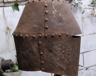 Greathelm Helmet Crusader helm sca larp prop cosplay