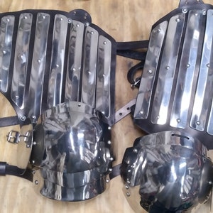 Splinted SCA Leg Armour cuisse armor Hema Cosplay Larp