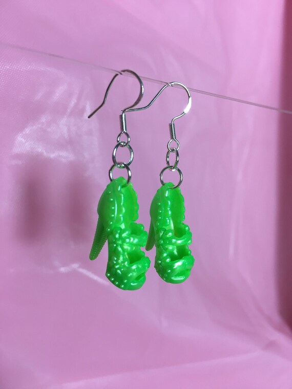 barbie shoe earrings
