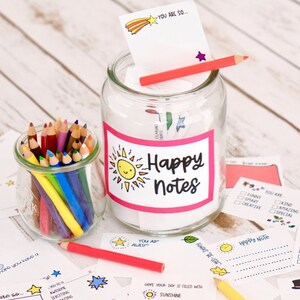 Notas para la lonchera - Tarjetas de amabilidad - Notas familiares - Tarjetas imprimibles - Tarjetas de felicitación - Tarjetas para niños - Notas para niños