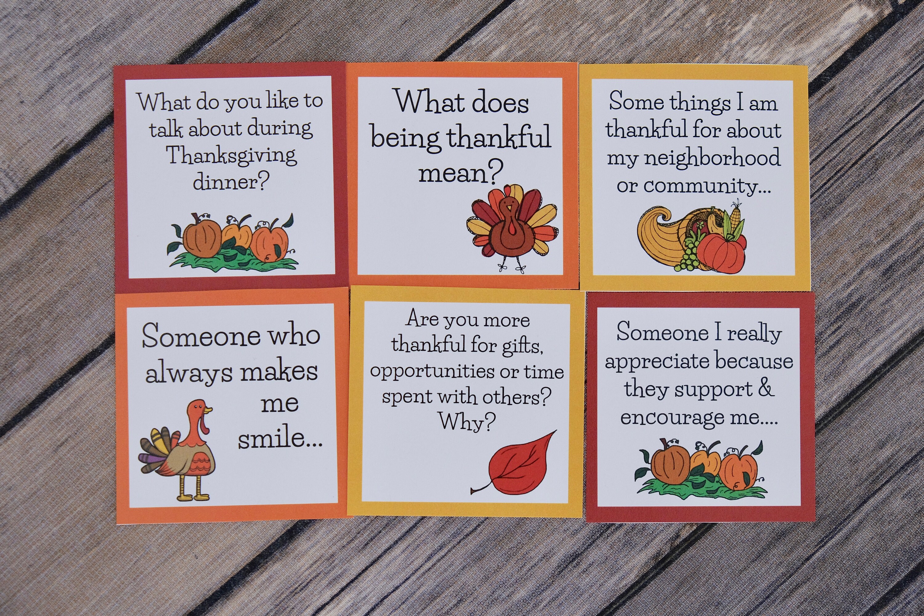 45 Conversation Starters for the Thanksgiving Table
