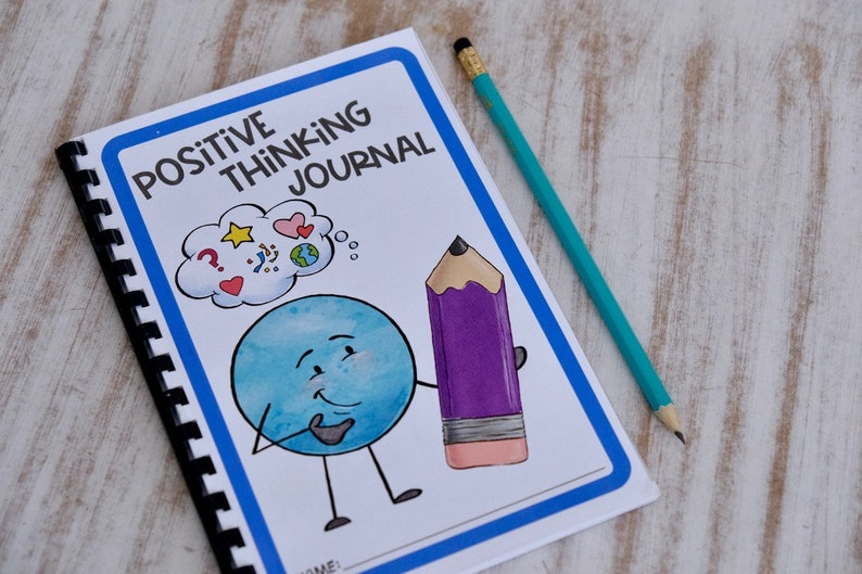 Printable Positive Thinking Journal for Kids Reflection and | Etsy