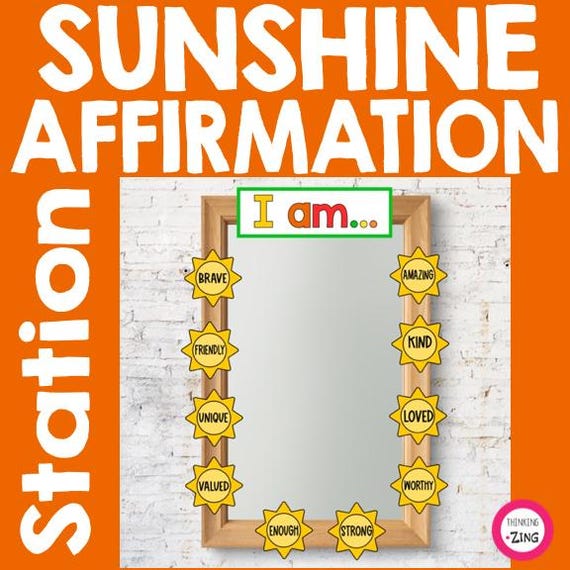 Positive Affirmations Wanddeko – 26 X 26 Cm Holzschild Mit Seil – Motivierend Für Kinder, Zuhause & Klassenzimmer