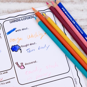 Weekly Learning Reflection Sheets - Weekly Exit Tickets - Mindfulness ...