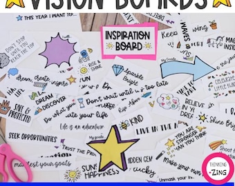 Family Vision Board Kit 2025: Druckbares Traum & Ziel Board (PDF)