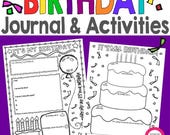 Kids Birthday Activity Journal: Reflection & Memory Book (Digital Download)