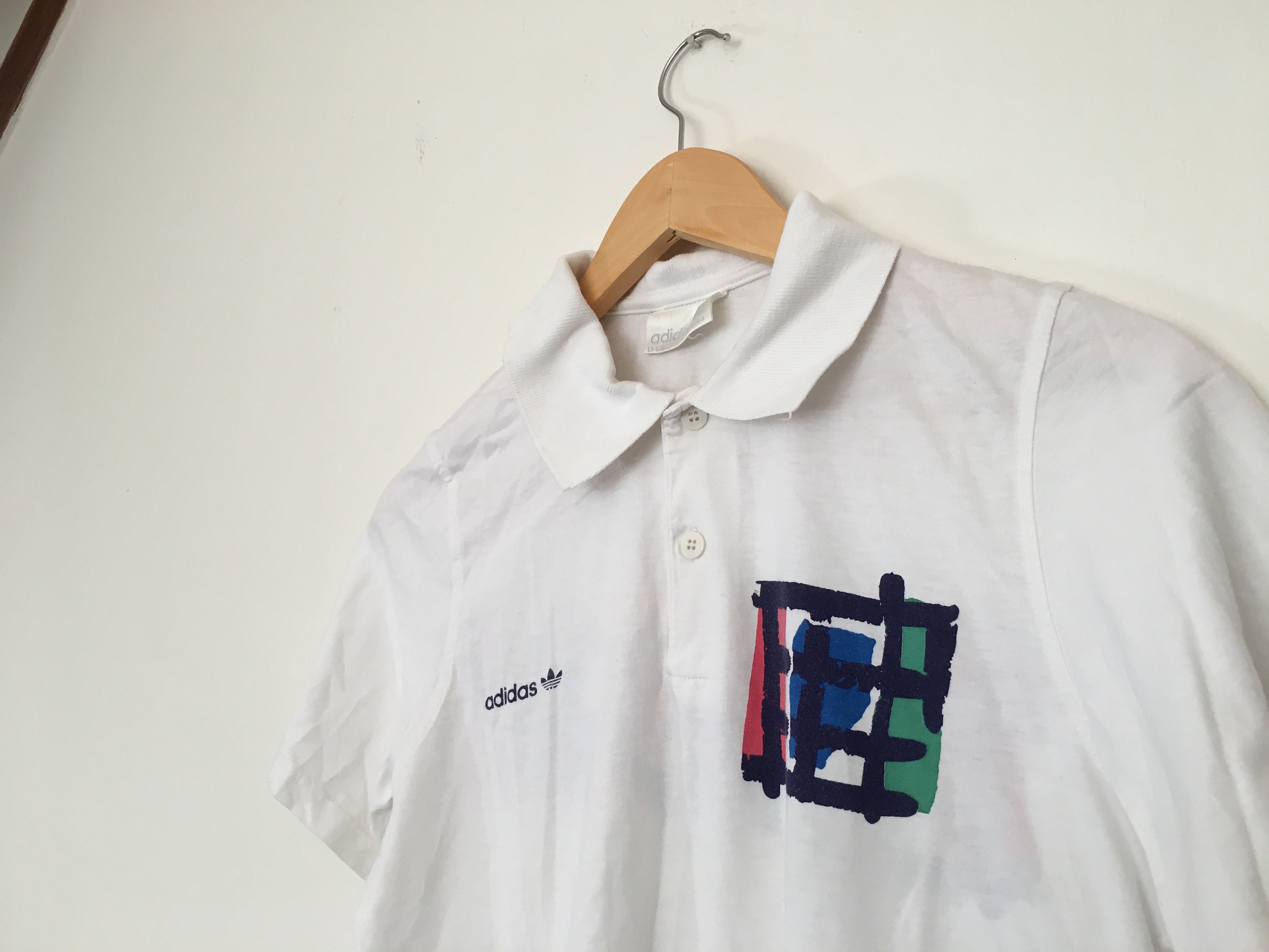 ヴィンテージ ADIDAS ステファン・エドバーグ テニスポロ サイズS