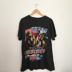 Vintage 2Pac / Tupac Shakur Gridlock I Ain't Mad at Cha' Rap Tee 90's size xxl