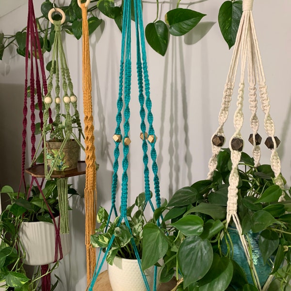 Macrame Plant Hanger - Macrame Tray Holder - Small Large Plant Hanger - Macrame Decor - Boho Decor - Wholesale Macrame