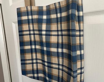 Plaid Tote Bag