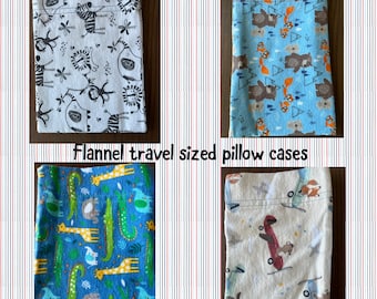 Flannel Travel Pillowcases