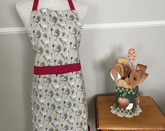 Farmhouse Chicken Kitchen Apron