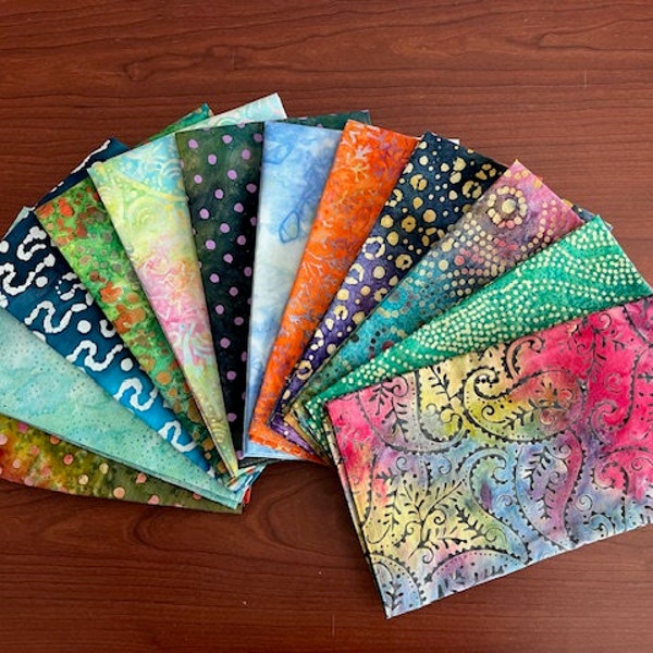 Batik Colorful Cloth Napkins