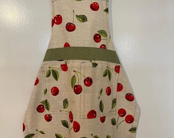 Cherry Child's Kitchen Apron~Only one left!