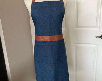 Denim Kitchen Apron