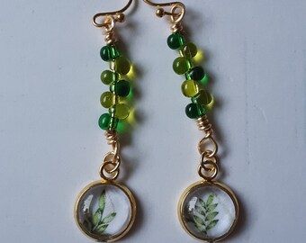 Vine and Plants Earrings