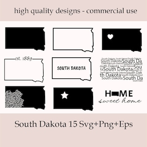South Dakota SVG, South Dakota State svg, Silhouette, South Dakota Umriss, South Dakota Haus svg, South Dakota Png, South Dakota Design