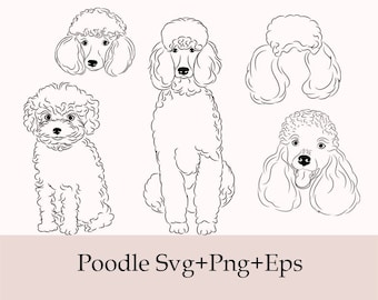 Poodle Svg,Poodler Puppy Svg,Cut File For Cricut,Poodle Peeking Png,Poodle Bundle Silhouette,Poodle Clipart,Poodle Cut File,Poodle Vector