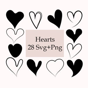 Heart SVG,Heart Svg Bundle,Hearts SVG,Love Svg,Svg Files for Cricut,Heart Cut Files,Heart Cricut,Heart Silhouette,Heart Icons,Minimalist