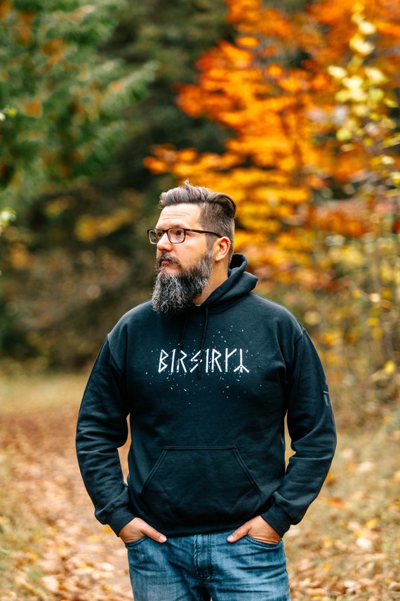 Berserker Futhark Viking Hoodie Viking Gifts Norse Mythology