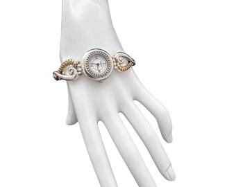 Retired Brighton Nantucket Silver Plated Two Tone Ladies  display picture 3