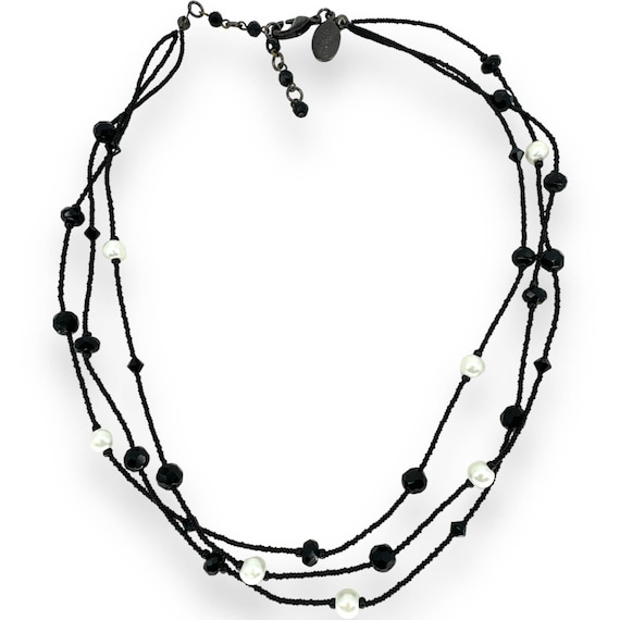 White House Black Market Necklace Three-Layered B… - image 3