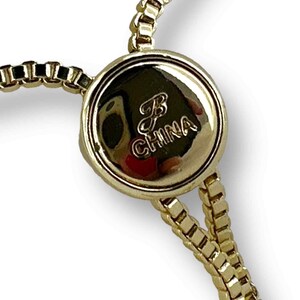 Brighton Rhinestone Fashion Bracelet Gold Plated Adjustable image 6