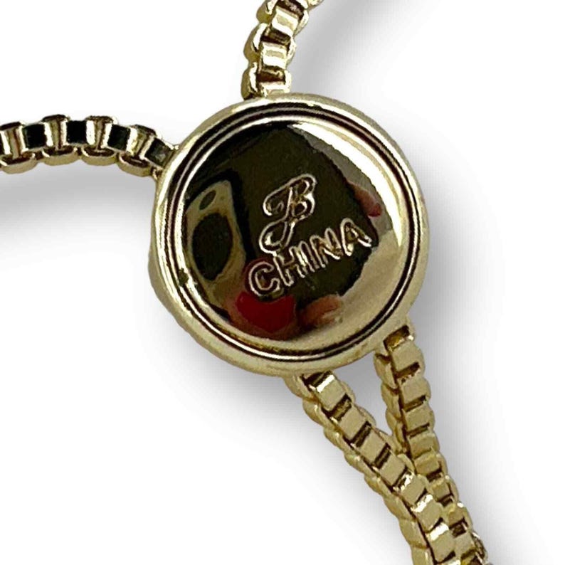 Brighton Rhinestone Fashion Bracelet Gold Plated Adjustable image 6