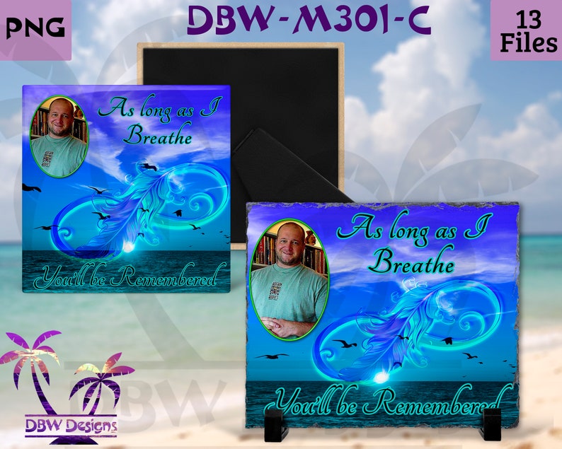 As long as I breathe #3 Infinity Rainbow Feather Memorial digital design 13 files Feathers Birds doves Sublimation Png