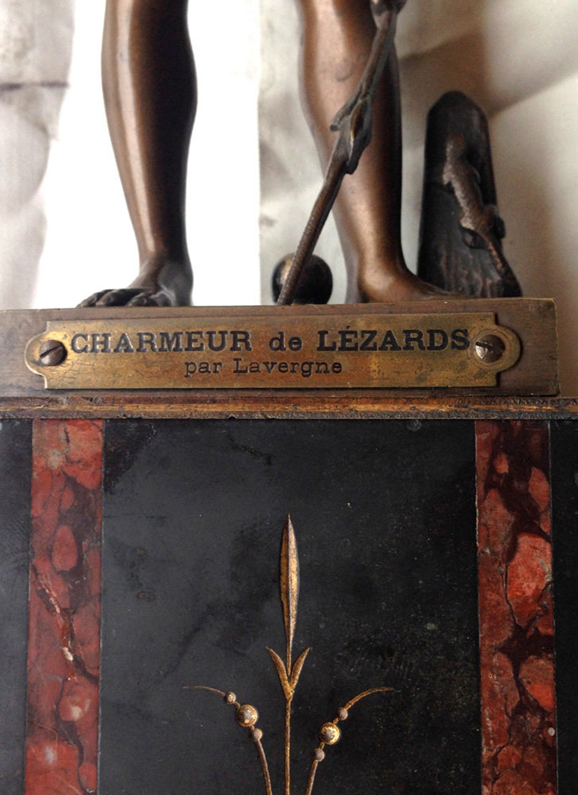Late 19th century French bronze statue by Adolphe Jean image 4