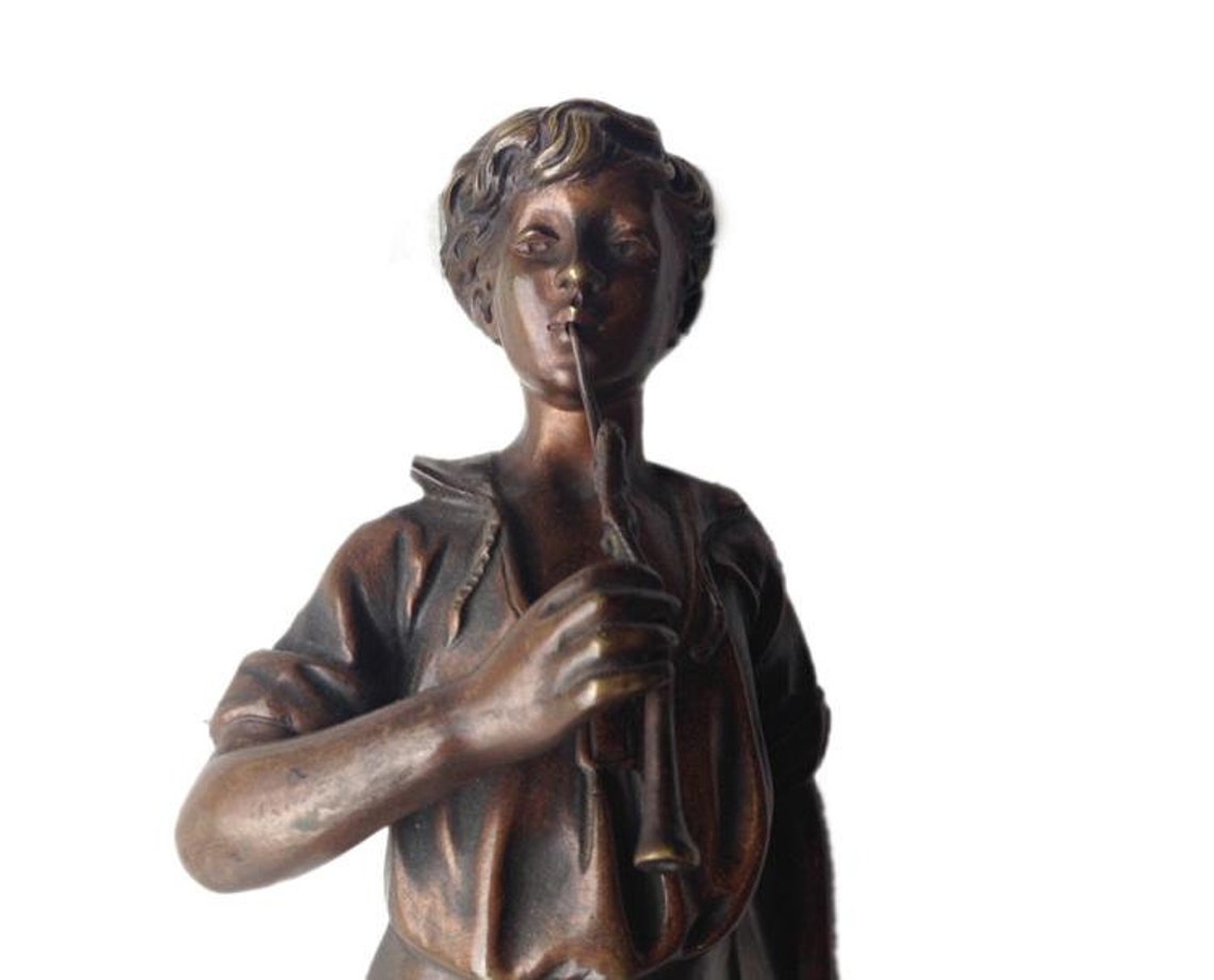 Late 19th century French bronze statue by Adolphe Jean image 2