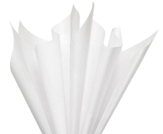 White Tissue Paper 10.5 X 5.5 Inches 15 X 27 Cm Bulk 17 Gsm Plain 