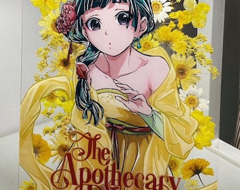 Dipinto a mano su vetro personalizzato, personaggio Anime Manhwa 2D