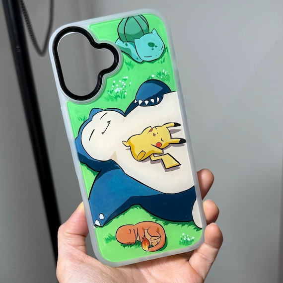 Custom Handpainted Phonecase 2D Character Anime Manhwa Cartoon Case Painting Gift
