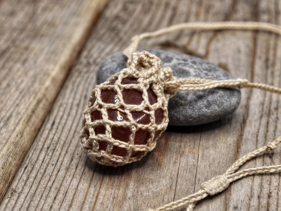 Crystal cheap pouch necklace