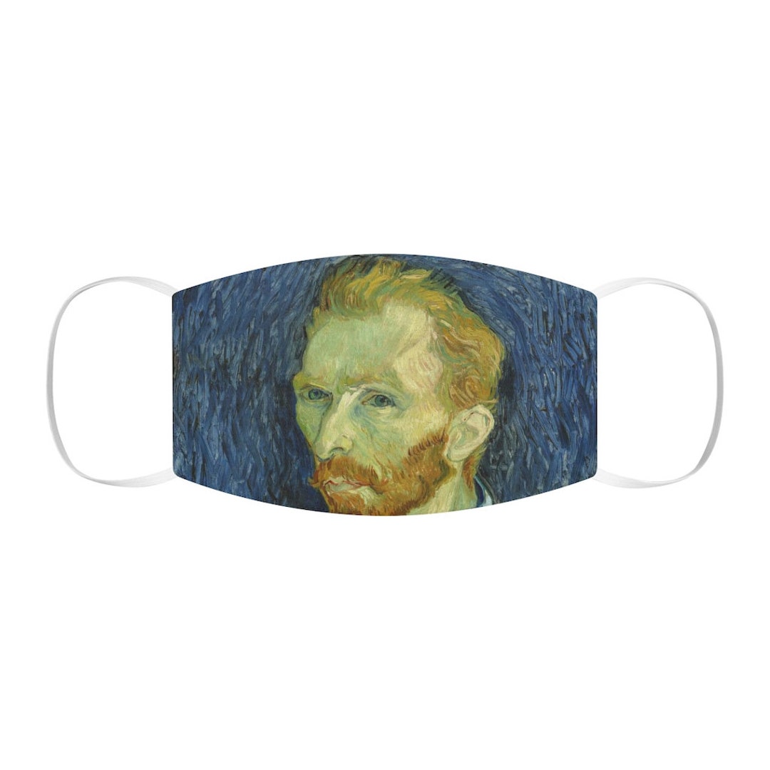 Autorretrato de Vincent van Gogh Máscara facial de poliéster ajustada