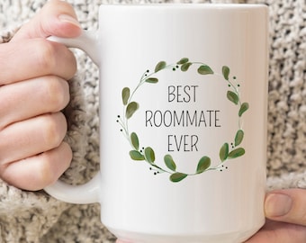 Best Roommate Ever Mug, Roommate Gift, Roommate Mug, College Roommate, Dorm Mug, Roommate Gift Ideas, Roommate Coffee Mug, Cute Roomie Mug