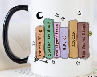 My Favourite Books Custom Mug, BookTok Mug, Fantasy Mug, Gift for Reader, Book Nook Staple