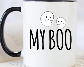 My Boo Personalized Mug, Spooky Coffee Cup for a Special Someone
