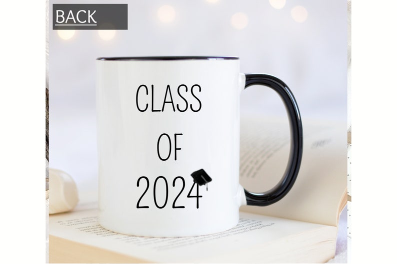 Custom Graduation Mug For Him, Custom Graduation Gift, College Graduation Boy, Class Of 2024, Graduate Gift, Graduation Gift For Son0 image 5