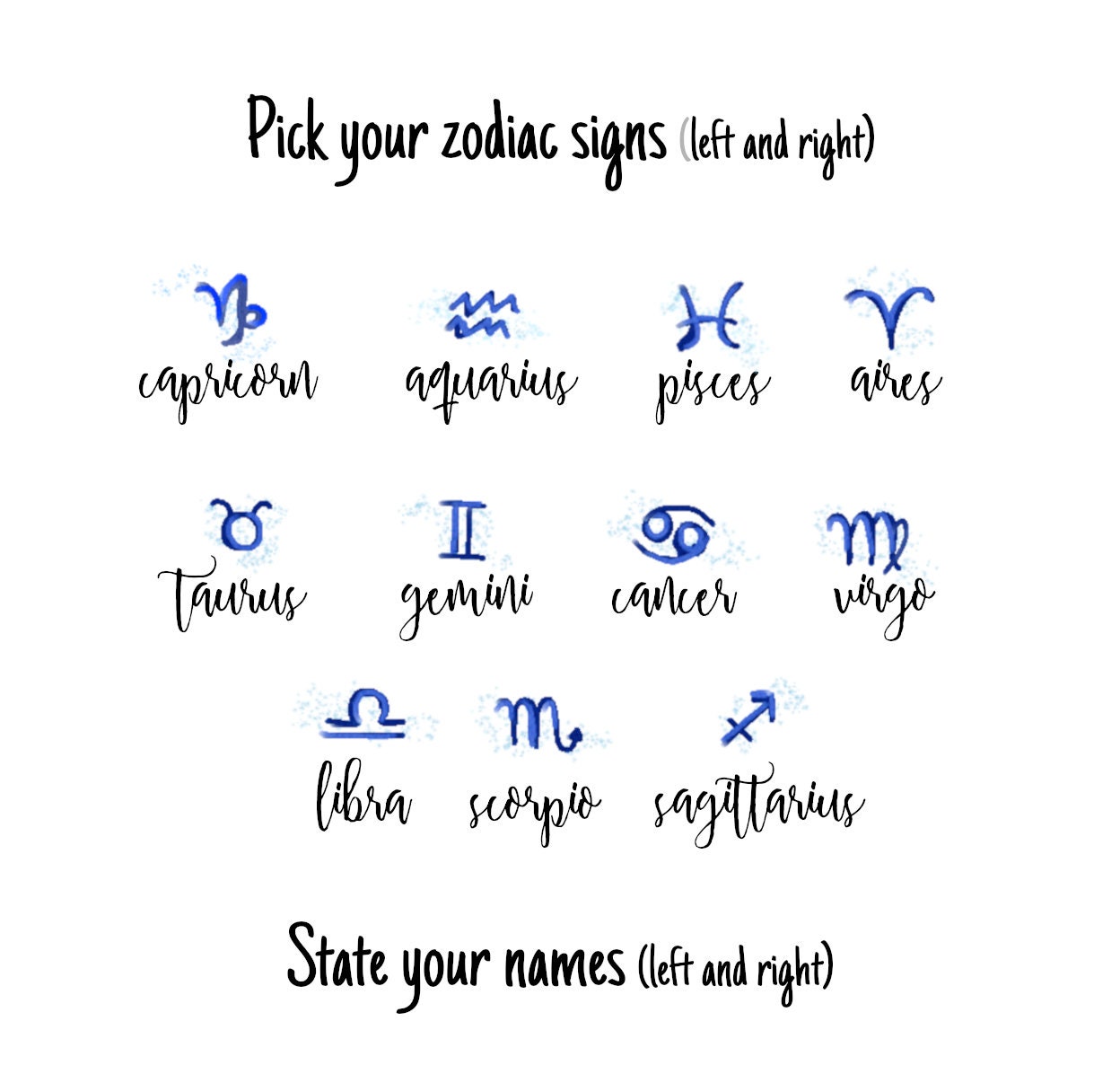 Custom Zodiac Sign Horoscope Mug Pick Your Zodiac Mug | Etsy