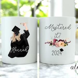 Custom Graduation Mug, Personalized Graduation Gift, College Graduation Gift For Her, Class Of 2024, Graduate Gift, Custom Coffee Mug