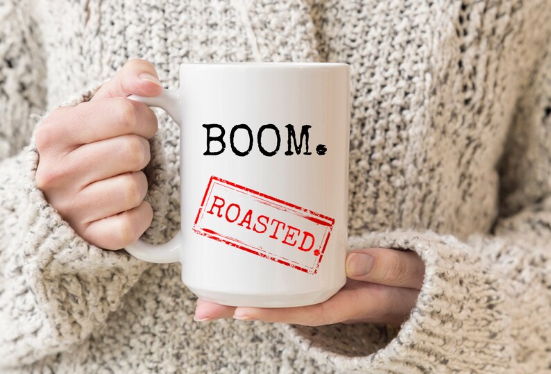 Boom Roasted The Office Tv Show Inspired Mug. Michael Scott Etsy