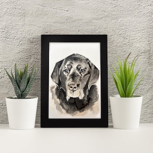 Portraits d'animaux de compagnie peints à la main personnalisés, chats, chiens, aquarelle d'animaux de compagnie, sur commande