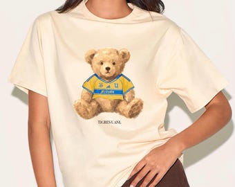 Tigres Teddy Bear T-Shirt Unisex Club Liga  MX
