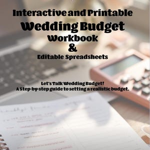 Interactive Wedding Budget Workbook