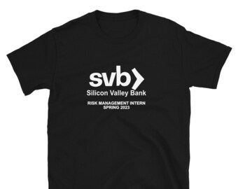 SVB Risk Management Intern 2023 T-Shirt - Funny Meme Shirt - Fast FREE Shipping