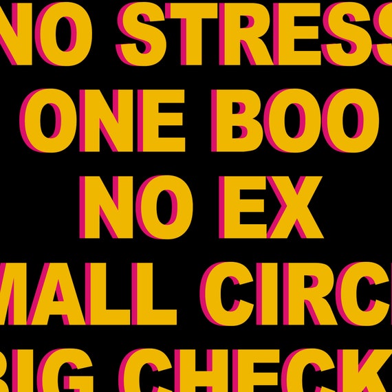 one boo no ex big checks